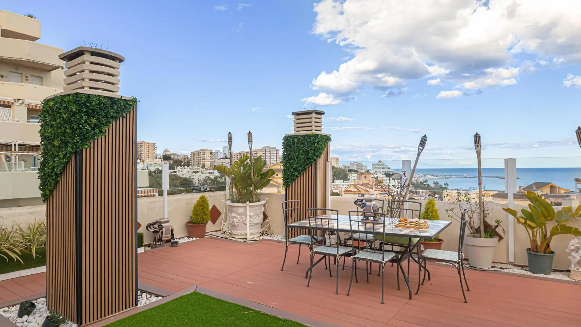 Benalbeach With Pools And Seaview - Happy Rentals 贝纳尔马德纳 公寓