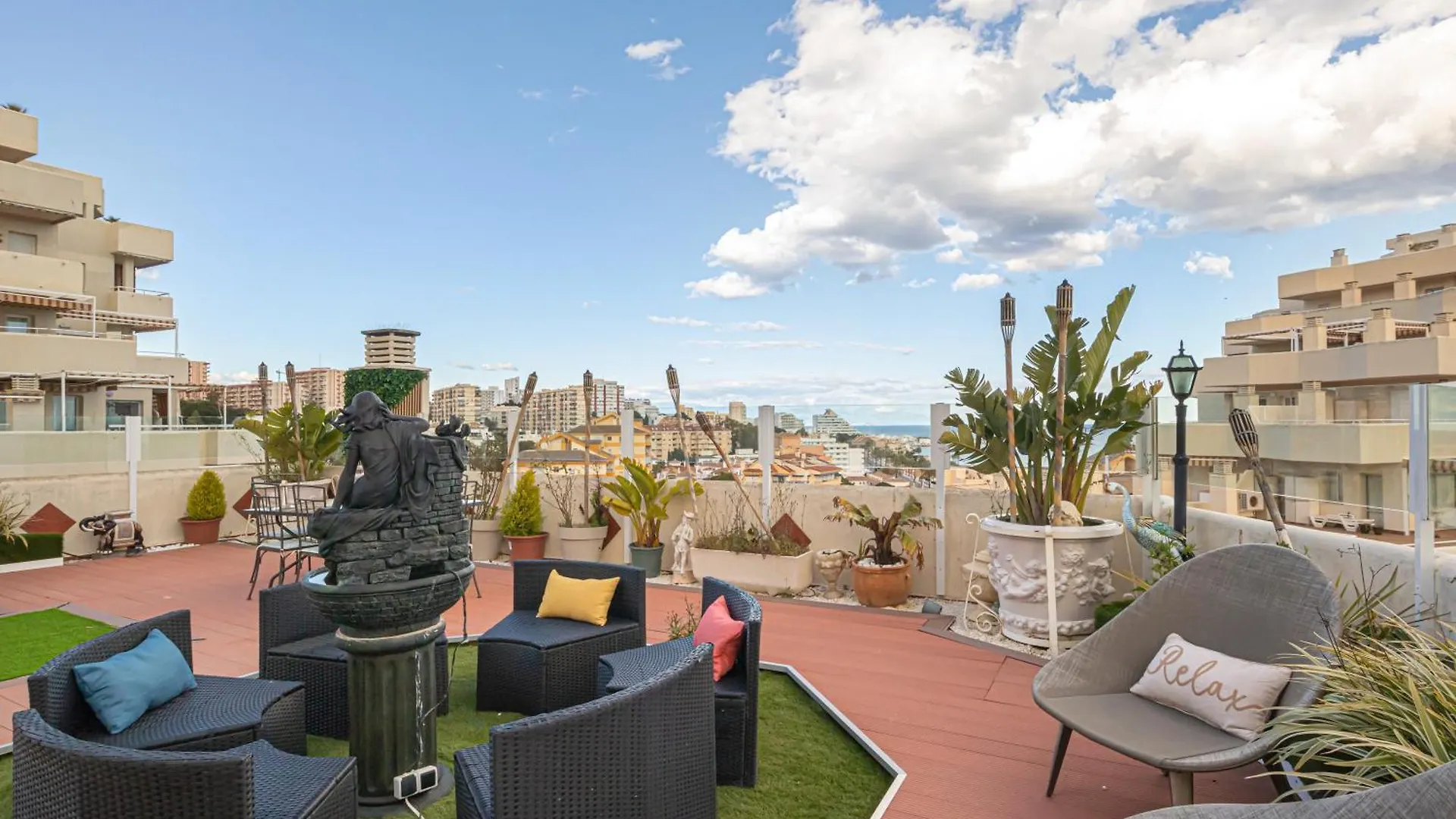 公寓 Benalbeach With Pools And Seaview - Happy Rentals 贝纳尔马德纳 西班牙